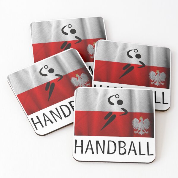 Item preview, European Team Handball Basic Sport Design Poland Flag Series designed and sold by Felipe G Studio.