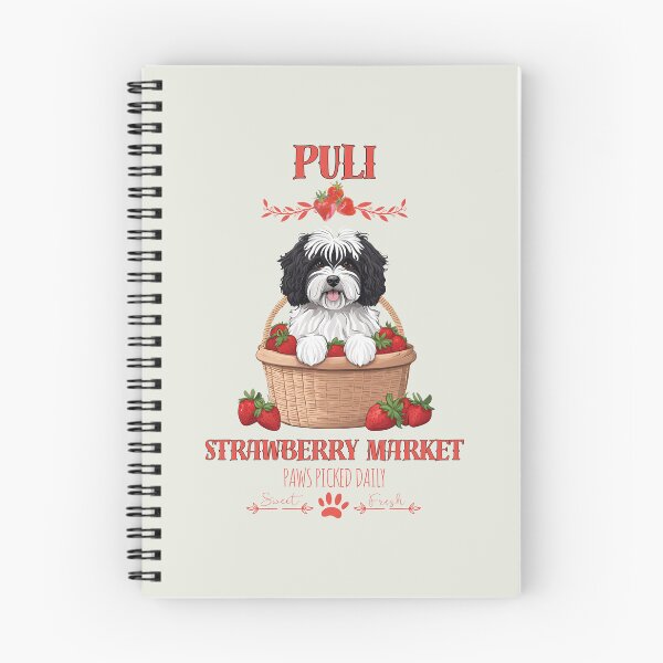 Item preview, Coquette Aesthetic Dog Strawberry market paws picked daily sweet and freesh fruits puli designed and sold by GoodyPaws.