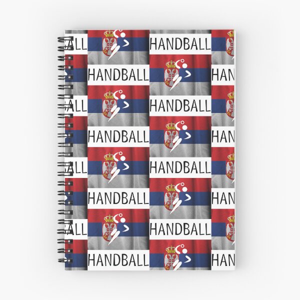 Item preview, European Team Handball Basic Sport Design Serbia Flag Series designed and sold by Felipe G Studio.