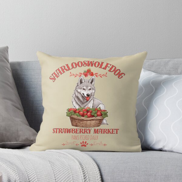 Item preview, Coquette Aesthetic Dog Strawberry market paws picked daily sweet and freesh fruits Saarlooswolfhond designed and sold by GoodyPaws.