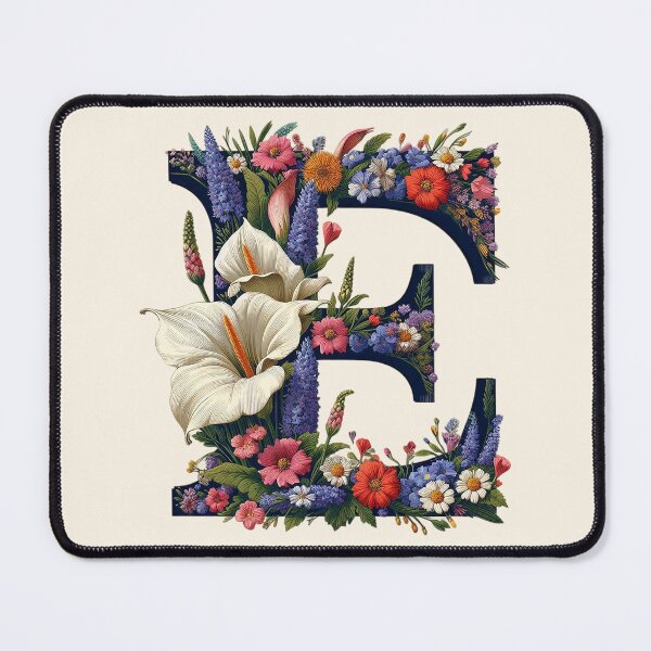 Item preview, Floral Letter E designed and sold by zzz888.