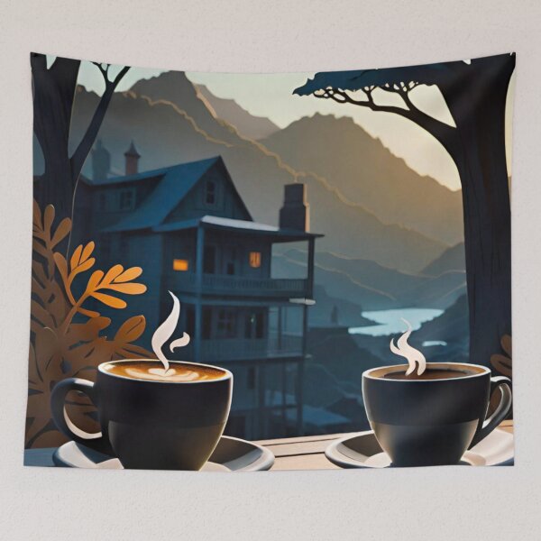 Item preview, Couples Morning Coffee in the Woods designed and sold by GrizzlyCollective.