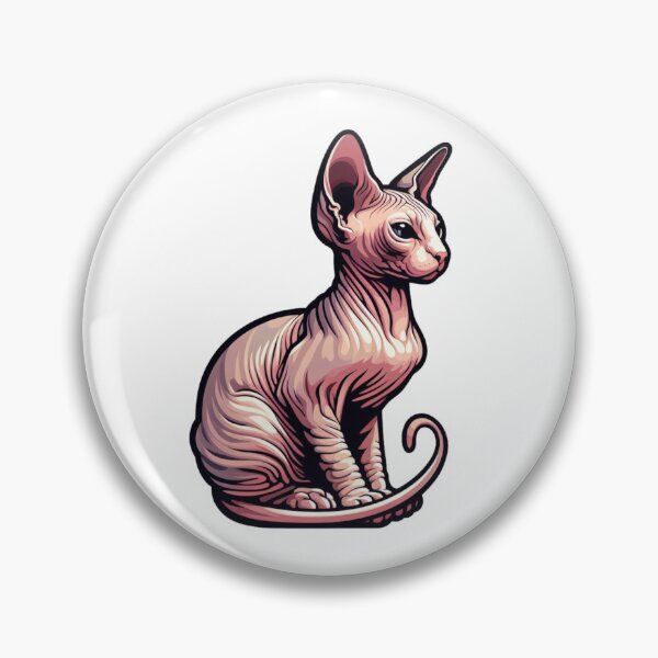Artikelvorschau, Sphinx-Katzenaufkleber 4 entworfen und verkauft von REDCATWWW.