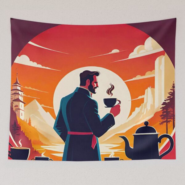 Item preview, Midday Coffee in the Sun designed and sold by GrizzlyCollective.