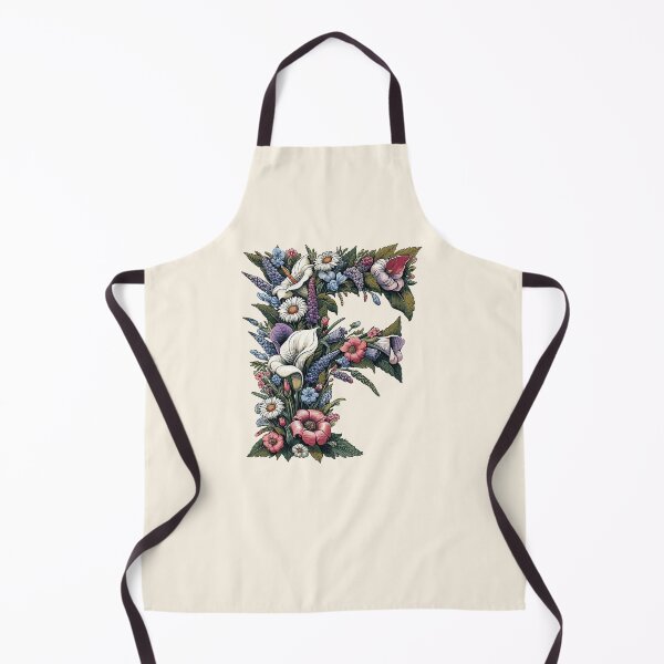Item preview, Floral Letter F designed and sold by zzz888.