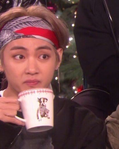 "BTS V Tea Sipping Meme" by chogiwhy | Redbubble