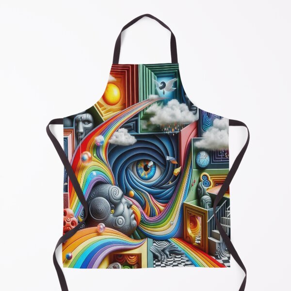 Item preview, Interwoven emotions: A surreal labyrinth with rainbow surprises designed and sold by FotoworldEdel.