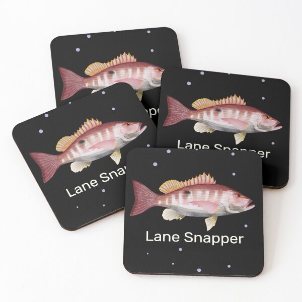 Item preview, Lane Snapper Fish Drawing designed and sold by Krokoneil.