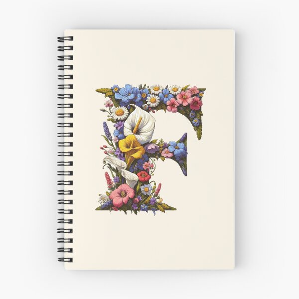 Item preview, Floral Letter F designed and sold by zzz888.
