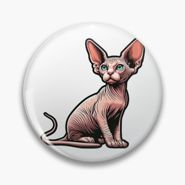 Artikelvorschau, Sphinx-Katzenaufkleber 5 entworfen und verkauft von REDCATWWW.