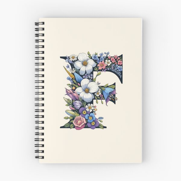 Item preview, Floral Letter F designed and sold by zzz888.