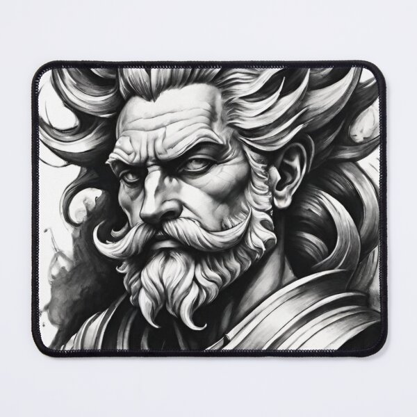 Item preview, poseidon, neptune, print, graffiti, art designed and sold by DonnaBlankaArt.