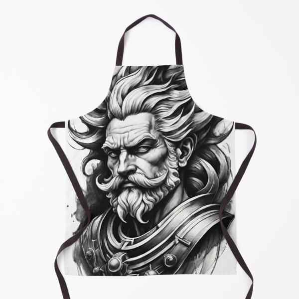 Item preview, poseidon, neptune, print, graffiti, art designed and sold by DonnaBlankaArt.