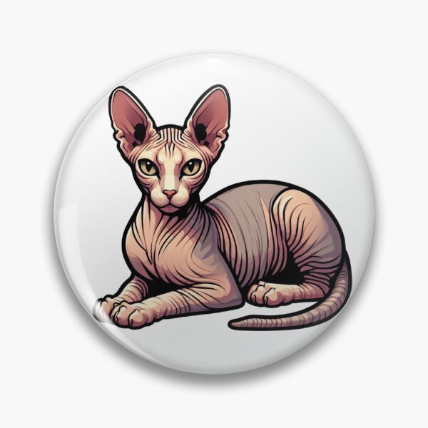 Artikelvorschau, Sphinx-Katzenaufkleber 6 entworfen und verkauft von REDCATWWW.