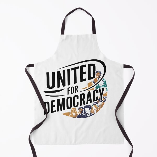 Item preview, United for Democracy - Powerful Political Art Supporting Freedom and Equality designed and sold by FebricFusion.