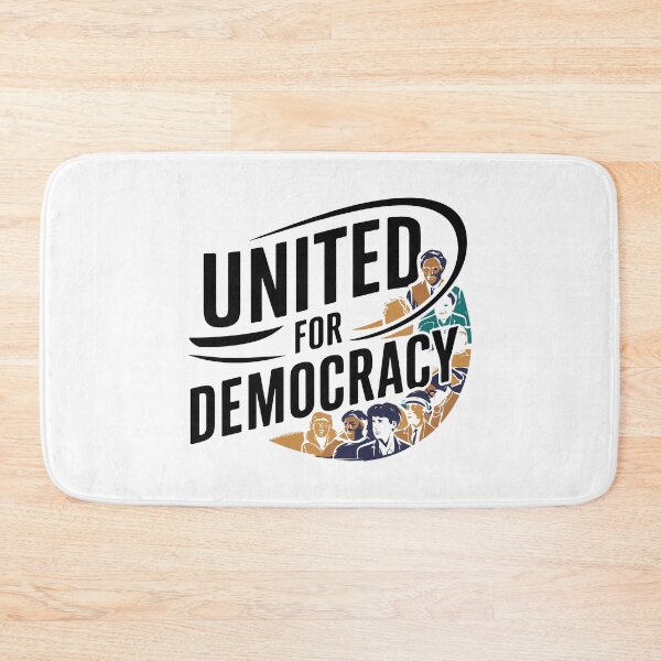 Item preview, United for Democracy - Powerful Political Art Supporting Freedom and Equality designed and sold by FebricFusion.
