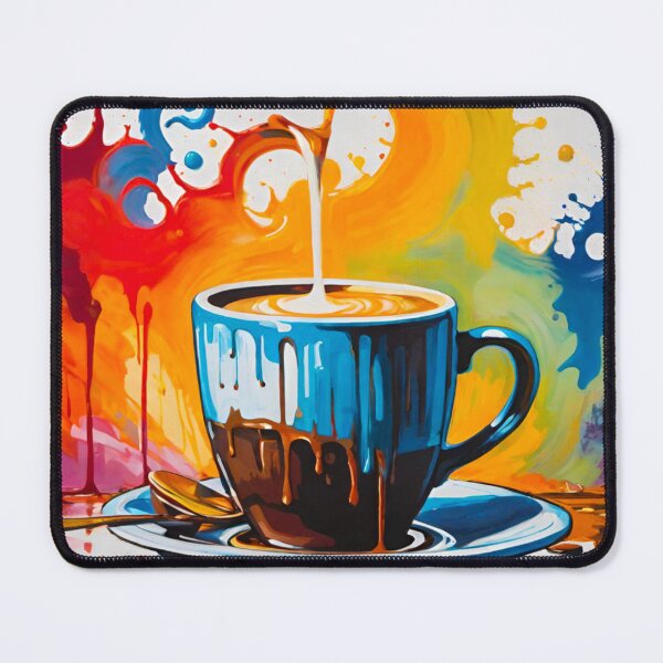 Artikelvorschau, Kaffee mit tropfender Farbe entworfen und verkauft von GrizzlyCollective.