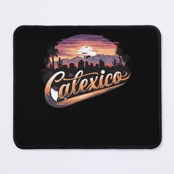 Item preview, Vintage Retro Sunset Palm Tree Calexico California T-Shirt designed and sold by Egyptian king ⭐⭐⭐⭐⭐.