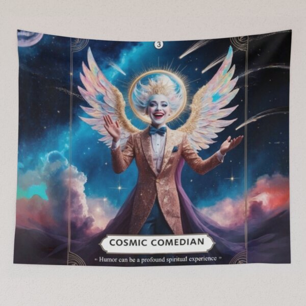 Item preview, Cosmic Comedian - Angelic Humor in the Stars designed and sold by LaLi-Designs.