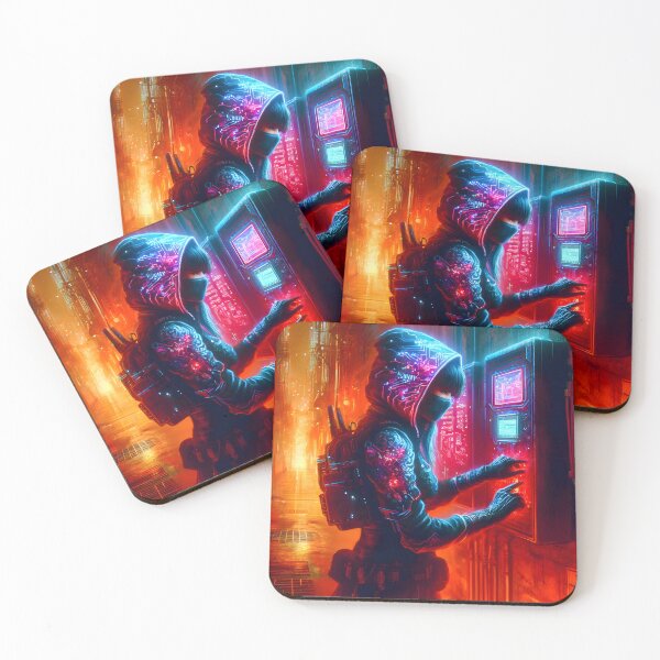 Item preview, Female Cyberpunk Hacker designed and sold by h00ch2003.