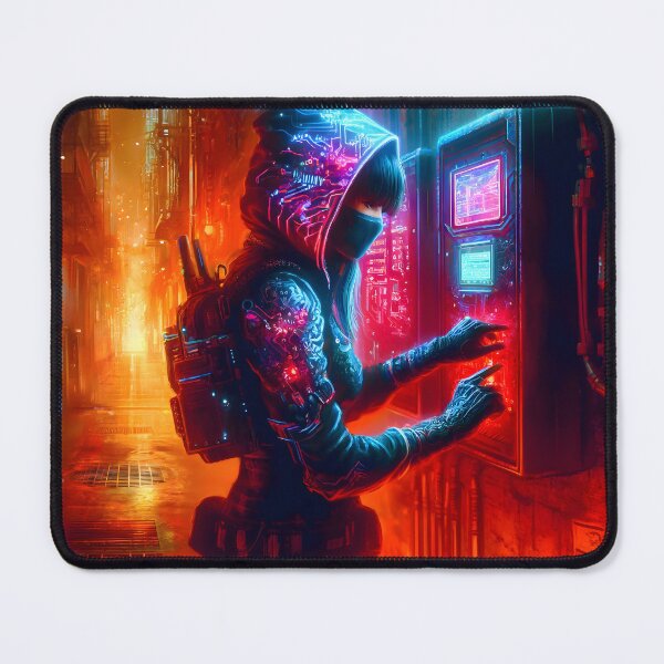 Item preview, Female Cyberpunk Hacker designed and sold by h00ch2003.