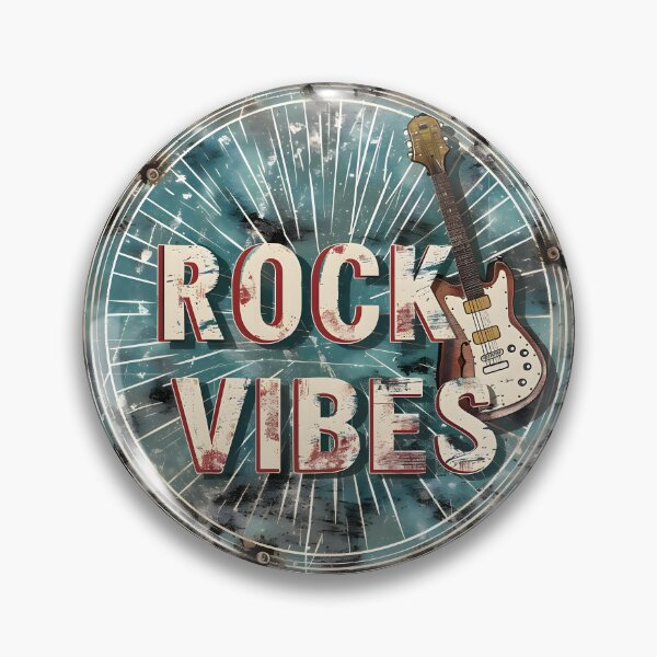 Artikelvorschau, Rock-Vibes entworfen und verkauft von AI-Only Creations.