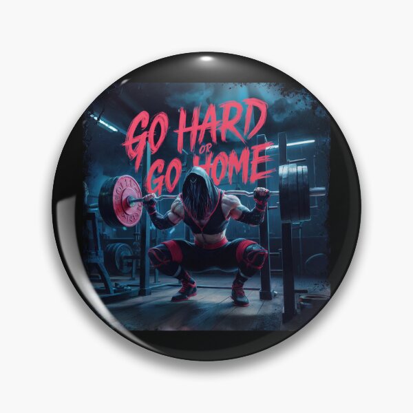 Item preview, Go hard or go home gym sport black designed and sold by Newhyperion.