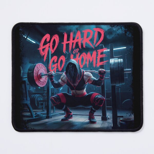 Item preview, Go hard or go home gym sport black designed and sold by Newhyperion.