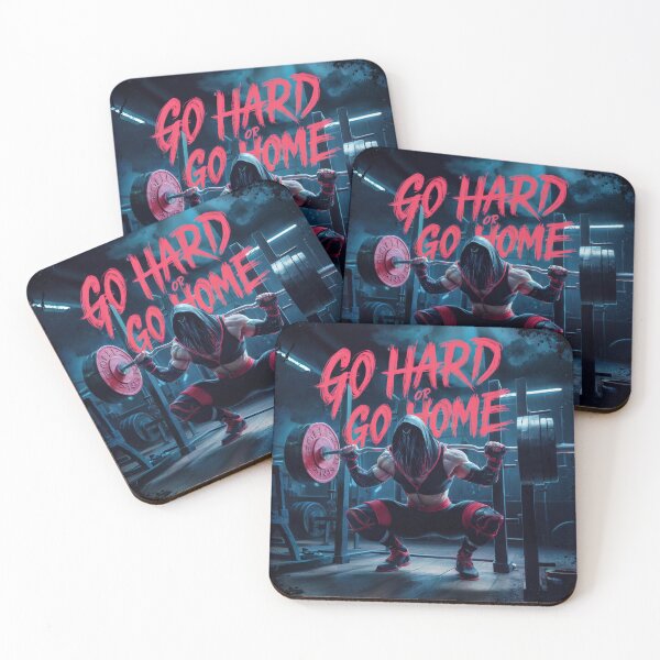 Item preview, Go hard or go home gym sport black designed and sold by Newhyperion.