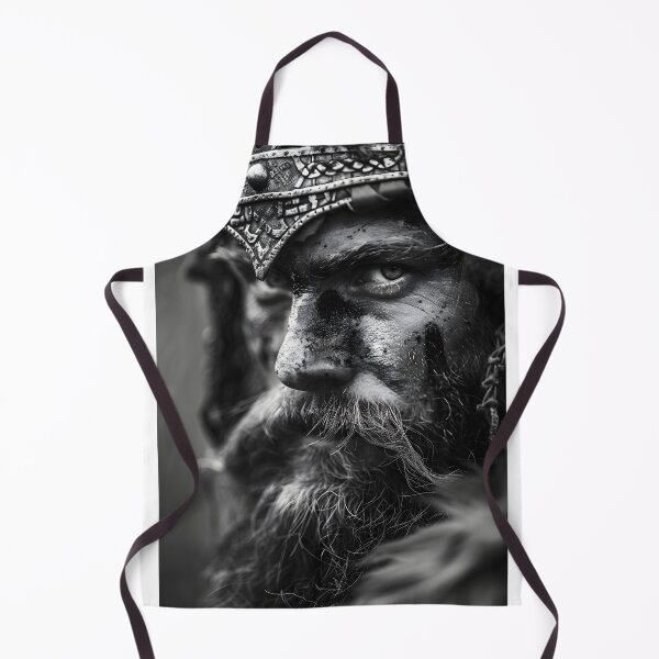 Item preview, Close-up of a person with ornamental headgear and beard designed and sold by Artessie.
