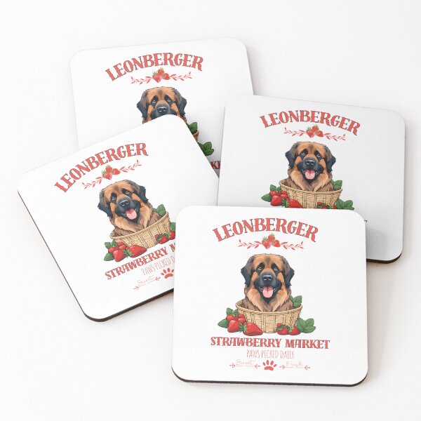 Item preview, Coquette Aesthetic Dog Strawberry market paws picked daily sweet and freesh fruits leonberger designed and sold by GoodyPaws.