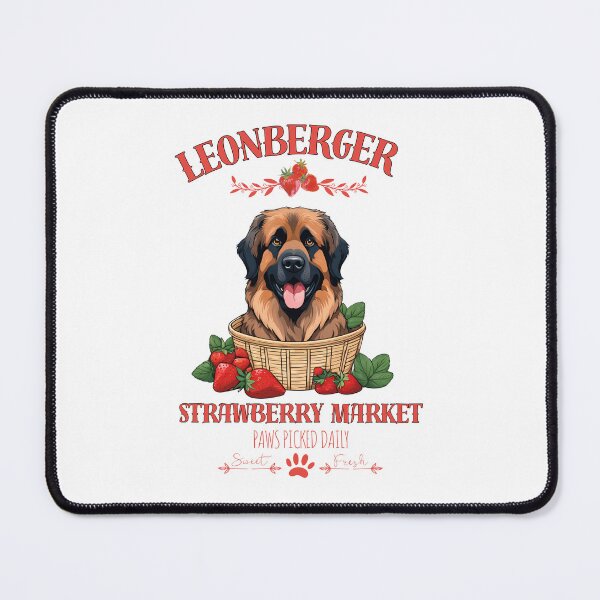 Item preview, Coquette Aesthetic Dog Strawberry market paws picked daily sweet and freesh fruits leonberger designed and sold by GoodyPaws.