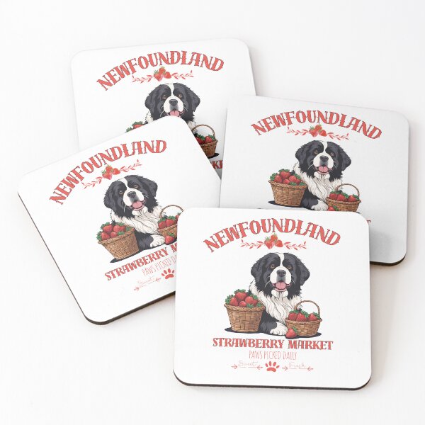 Item preview, Coquette Aesthetic Dog Strawberry market paws picked daily sweet and freesh fruits Newfoundland designed and sold by GoodyPaws.