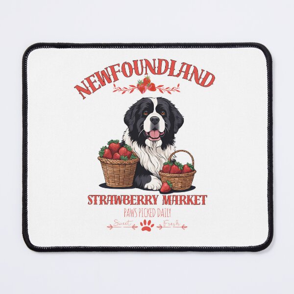 Item preview, Coquette Aesthetic Dog Strawberry market paws picked daily sweet and freesh fruits Newfoundland designed and sold by GoodyPaws.