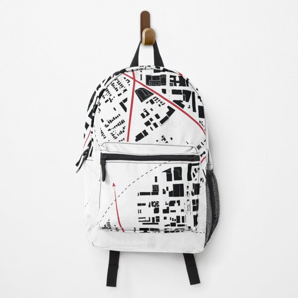 Item preview, Miami Urban Blueprint: Modern Cityscape Illustration designed and sold by Mundivagant Designs.