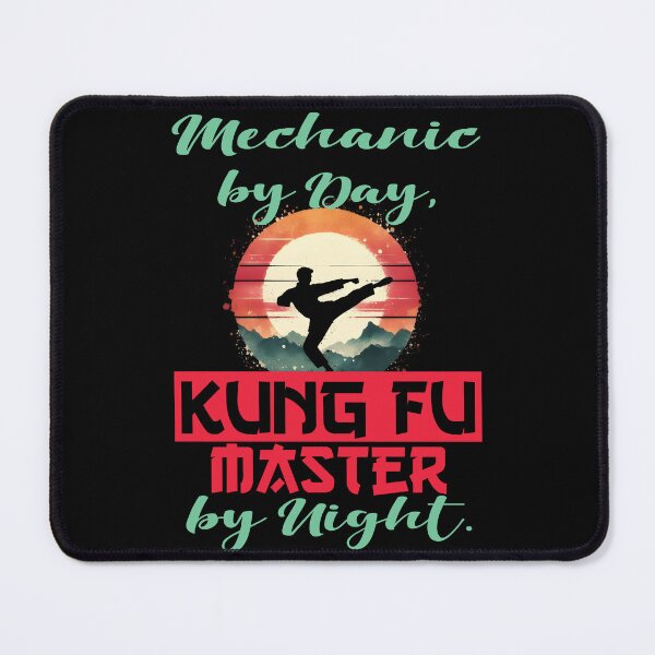 Item preview, Vintage Kung Fu Master & Welder Dual Life | T-Shirt Design | designed and sold by TheInkyOwl-TIO.