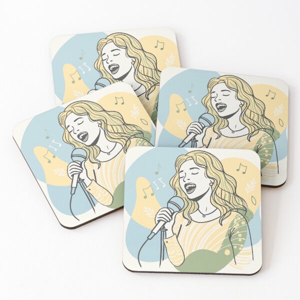 Item preview, Harmonious Melody - Singing Girl Art designed and sold by AgarutanPrint.