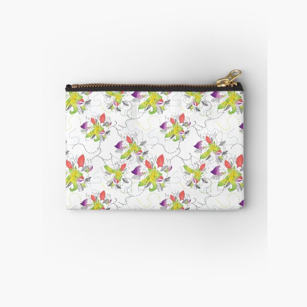 Item preview, Floral Pattern with black lines and watercolor designed and sold by Aithlin123.
