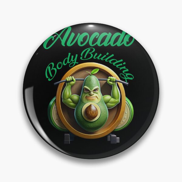 Item preview, Avocado Bodybuilding - Best Avocado T-Shirt Designs for a Healthy Fashion Statement designed and sold by Techflare.