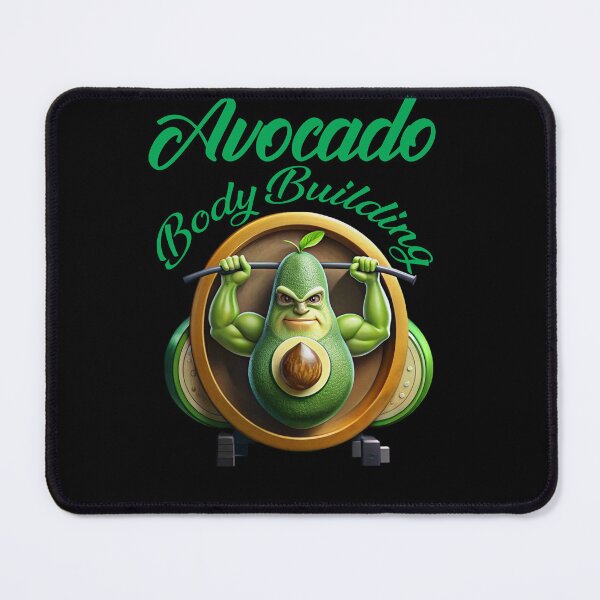 Item preview, Avocado Bodybuilding - Best Avocado T-Shirt Designs for a Healthy Fashion Statement designed and sold by Techflare.