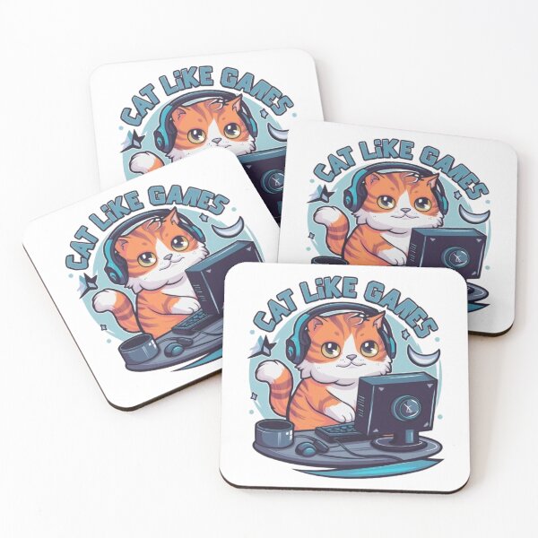 Item preview, CAT LIKE GAMES designed and sold by DesignNadine.