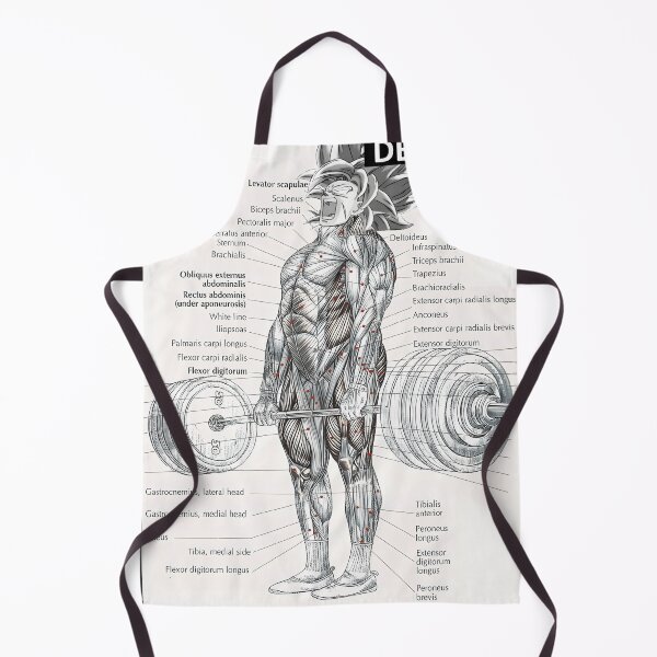 Item preview, 722 Deadlift Muscle Chart - Anatomy Diagram - Anime Gym Motivational	 designed and sold by iccoqfazbun10.