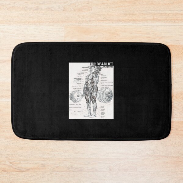 Item preview, 722 Deadlift Muscle Chart - Anatomy Diagram - Anime Gym Motivational	 designed and sold by iccoqfazbun10.