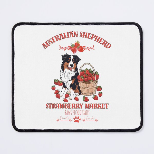 Item preview, Coquette Aesthetic Dog Strawberry market paws picked daily sweet and freesh fruits australian shepherd designed and sold by GoodyPaws.