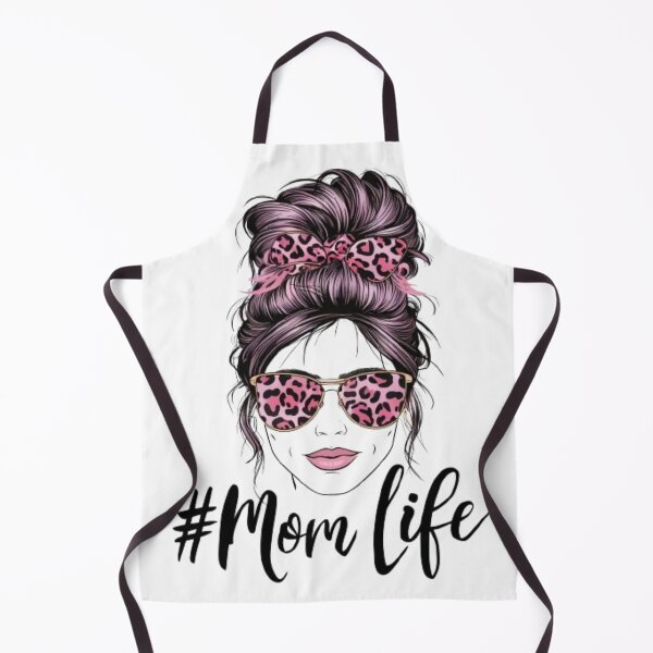 Item preview, Cute woman face messy hair bun designed and sold by Sameena Fatima.