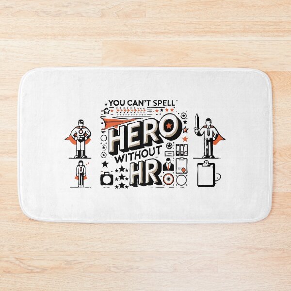Item preview, You can't spell HERO without HR designed and sold by TeesYouWant.