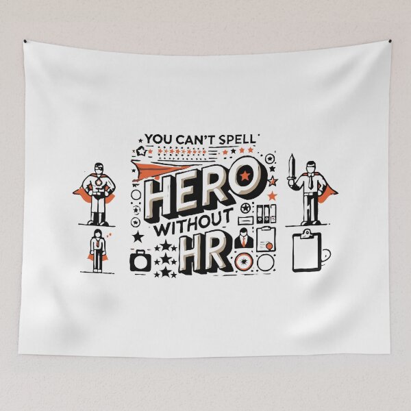 Item preview, You can't spell HERO without HR designed and sold by TeesYouWant.