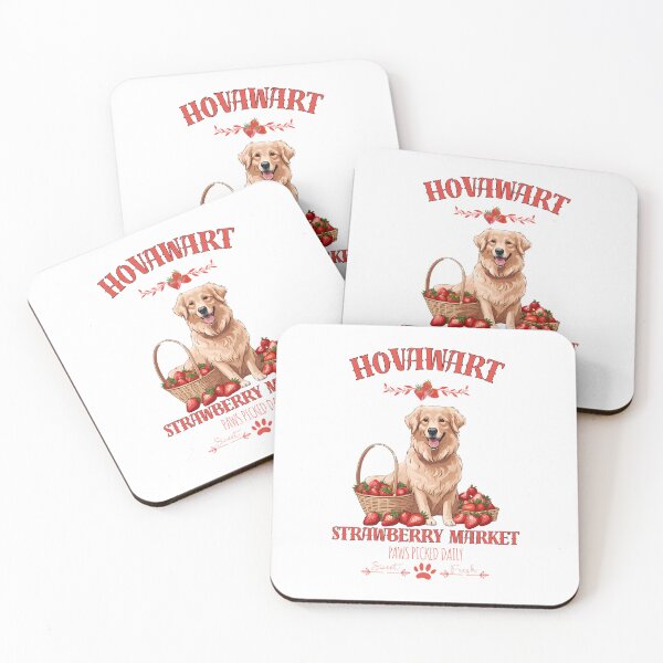 Item preview, Coquette Aesthetic Dog Strawberry market paws picked daily sweet and freesh fruits hovawart designed and sold by GoodyPaws.