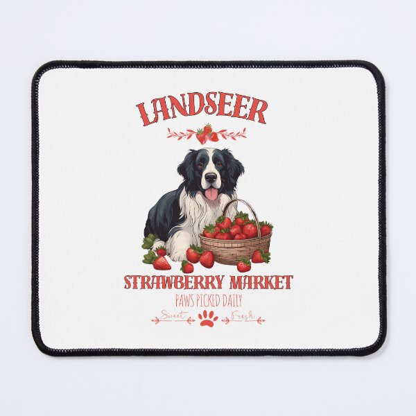 Item preview, Coquette Aesthetic Dog Strawberry market paws picked daily sweet and freesh fruits landseer designed and sold by GoodyPaws.