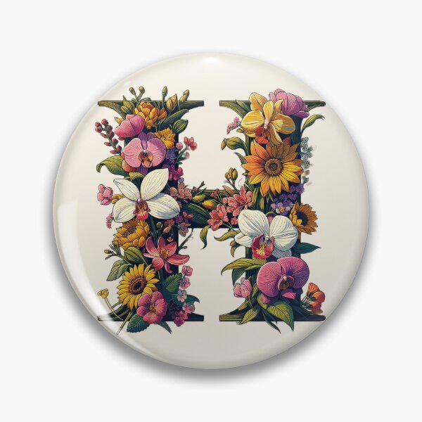 Item preview, Blooming Letter H designed and sold by zzz888.
